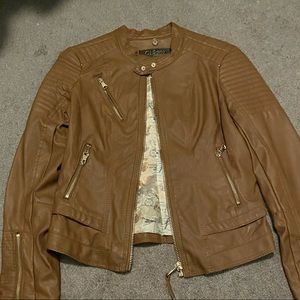 Cavalini brown leather jacket